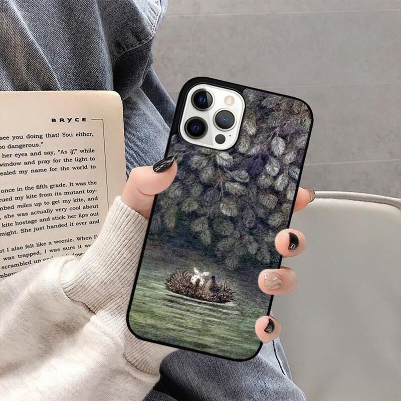 Hedgehog in the Fog Phone Case For iPhone 17 Air 16 15 14 plus 11 12 13 Pro Max coque Cover Shell