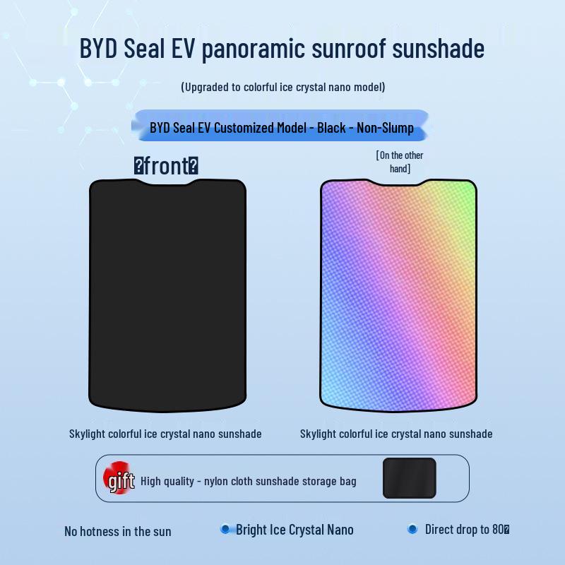 

BYD Seal EV Ice Crystal Sunroof Sunshade Roof Canopy