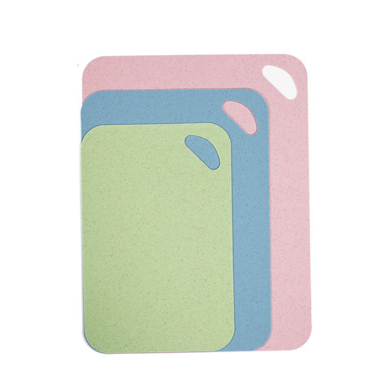 Bpa Free Plastic Non-Slip Chopping Board Organic Kitchen Products Chopping Board L:38*29*0.15CM розовый