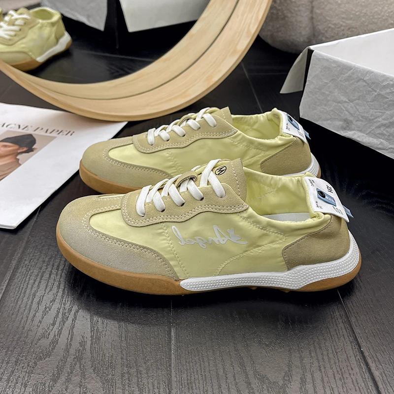 Fashion Women's Network Celebrity Sneakers, Running Training Shoes, Casual dance, German, Breathable and elastic, Forrest, Summer 2024