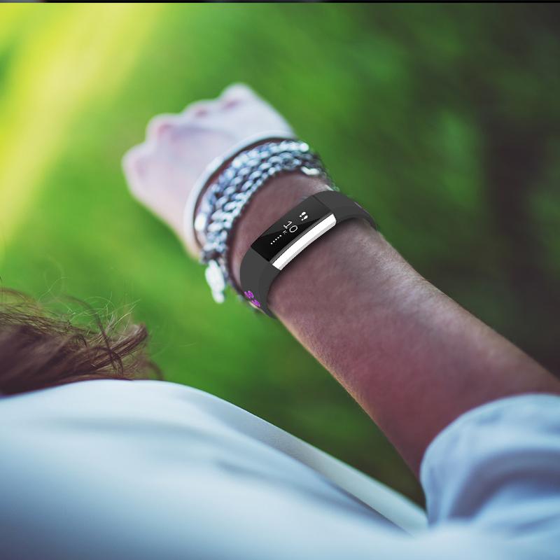 Prikker Fleksibel Silikon Klokkereim for Fitbit Alta HR