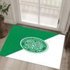 Celtic FC Design Kristall-Samt-Teppich Gemütlich Nicht?Rutschfester Teppich mit Aufdruck für Schlafzimmer Wohnzimmer Eingang