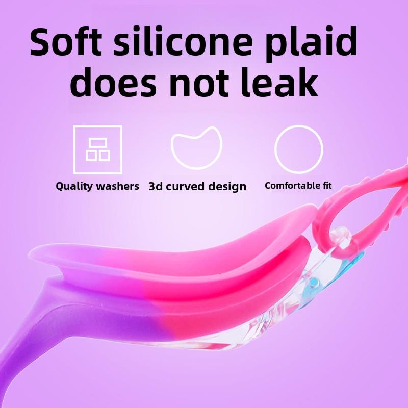 Silicone Goggles Anti-fog High Definition Swimming Glasses Diving Supplies Waterproof Swimming Goggles