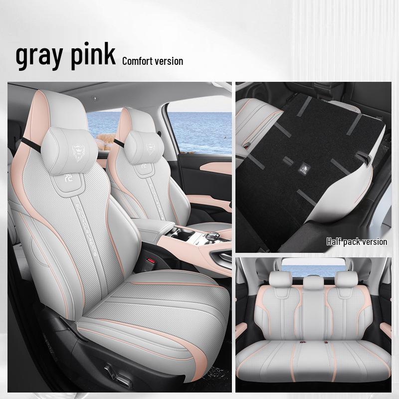 BYD Yuan UP Seat Cushion: All-Season, Durable, Thick, Perforated Car-Specific Seat Cover.