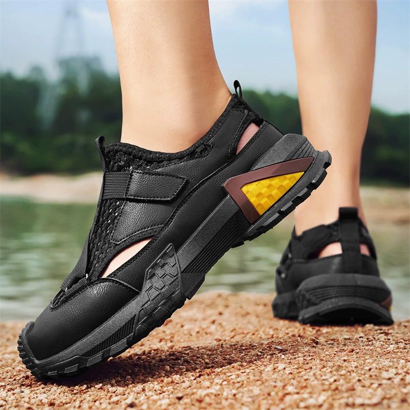 

Men s Breathable Mesh Slip-on Chunky Sneakers Lightweight Non-slip Casual Walking Shoes 44 чорний