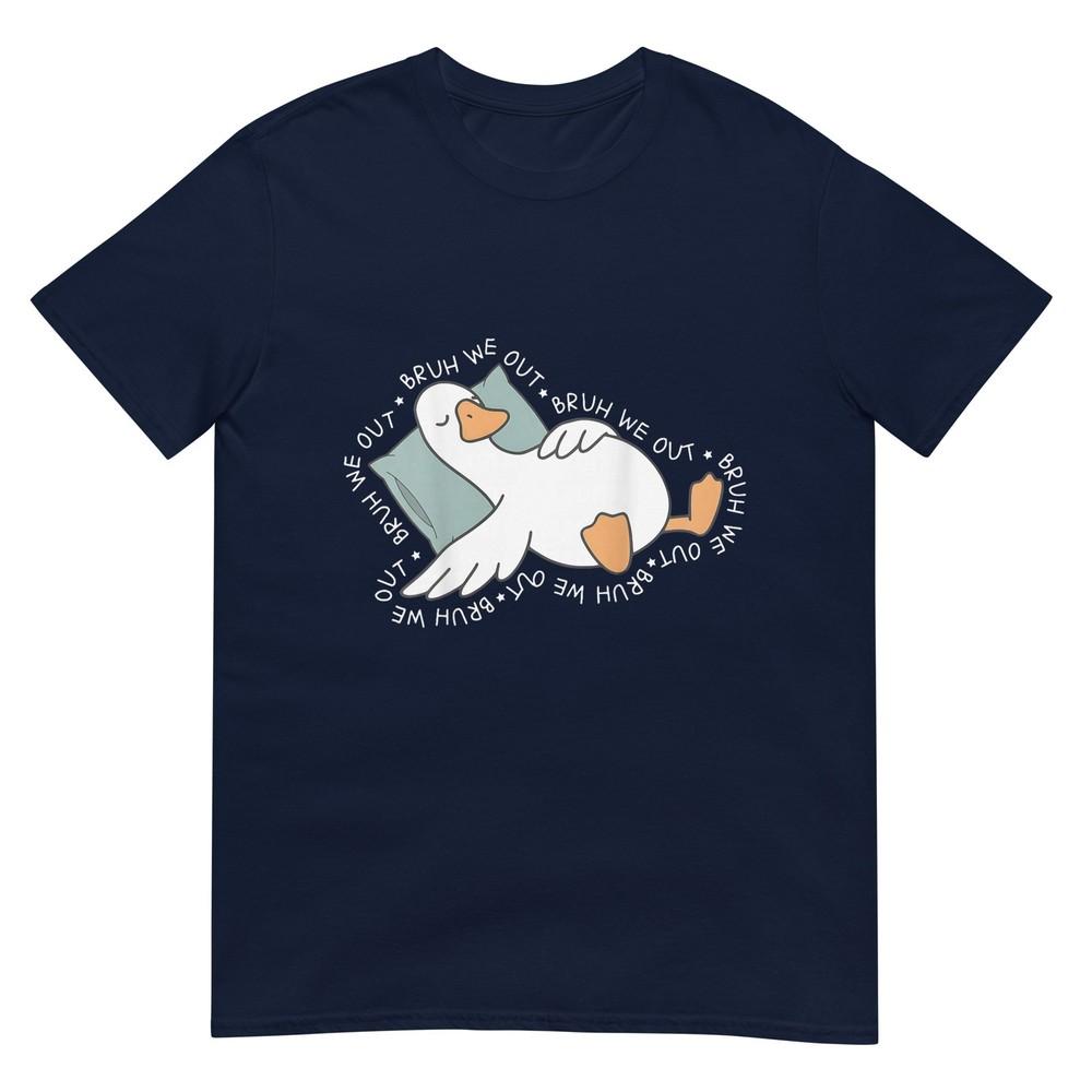 Bruh We Out Teacher Last Day Of School Teacher Goose Meme TShirt S