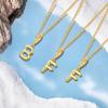 Original Kupfer Charms Perlen Funkelnd Gold 26 Buchstaben A-Z Alphabet Zirkon Anhänger Für Frauen Mann Diy Schmuckherstellung