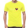 Venezuelan Heartbeat T Shirts Men Fashion T Shirt Cotton Oversized I Love Venezuela Flag Heart Tshirt Unique Tees Tops