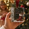 Gift Card Holder for Christmas Tree Cash Ornament, Clear Acrylic Money Holder, Holiday Xmas Hanging Decoration, Funny Ways to Christmas, Birthday