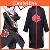 Elegante Traje de Cosplay Naruto Akatsuki Uchiha Itachi Robe Manto Para Fãs