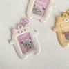 Cute and Easy Bear 2 Inch ID Photo Card Cover Headshot Protective Cover Pendant