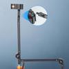 Asixxsix Microphone Arm Stand, 360 Degree Rotating Adjustable Heavy Duty Boom Arm, with 38 and 58 Inch Adapters for Condenser Dynamic Microphones,