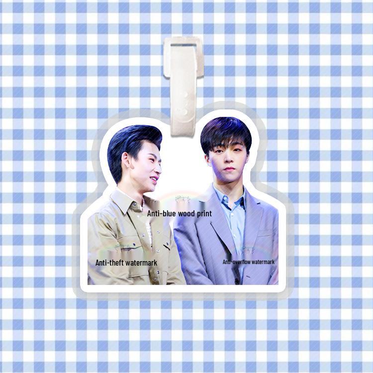 Бирка для багажа и подвеска для рюкзака NINEPERCENT - Версия Cai Xukun, Chen Linong, Fan Chengcheng, Huang Minghao.