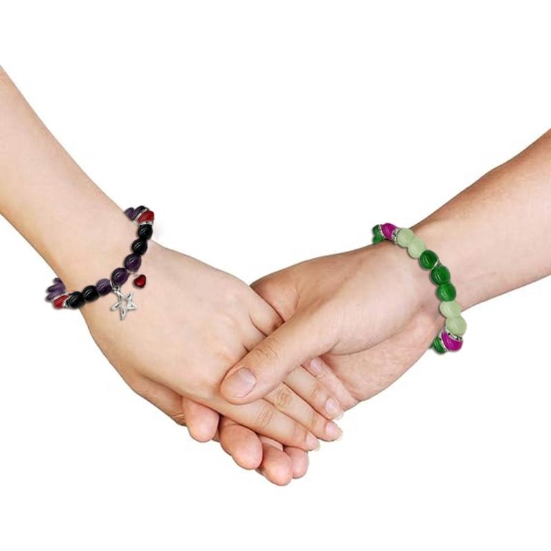 Star Guitar Y2k Cool Girl Acrylic Beads Guitar Five-pointed Star Stacked Bracelets Couple Ins Niche Pentagrams Bracelets