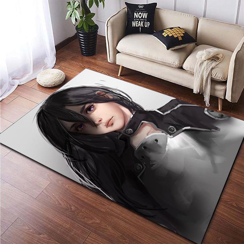 Hot Anime SAO Sword Art Online Modern House Living Room Floor Matte Bedroom Carpet Poster Mat Pattern Decorative Square Rug Gift