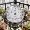Metal Construction Barometer With Temperature Gauge Ideal For Hiking Camping And Scientific Research Portable