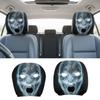 2Pcs Cartoon Car Headrest Covers Exaggerated Car Seat Headcover  Halloween Christmas Holiday