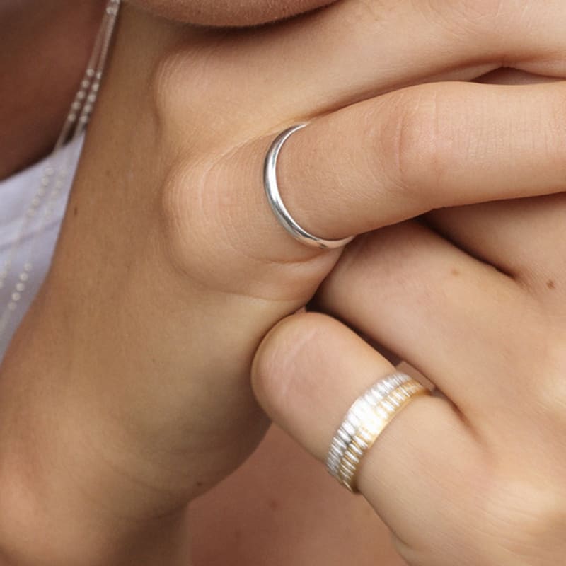 OURPIERRE SIMPLE RING SILVER