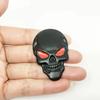 2PCS 3D Metal Skull Car Emblem - Pirate Skeleton Badge for Auto Body Rear Trunk, Buccaneer Sticker Decal Universal Fit