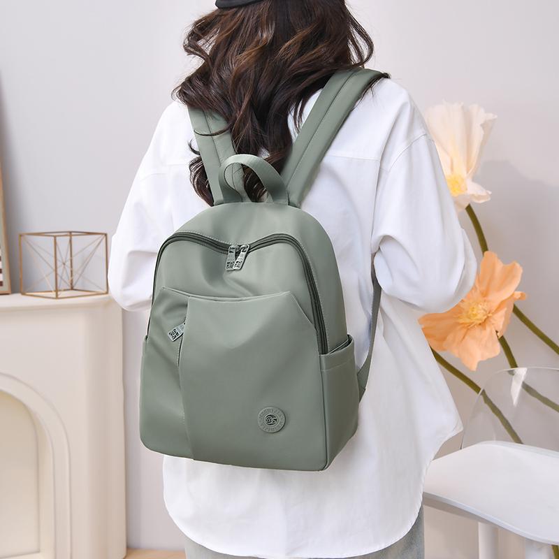 Fashion Backpack Female Waterproof Nylon Daypack Women Shoulder Bag Lightweight Travel Rucksack Multiple Pockets Schoolbag