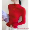 Women's 2024 Slim-Fit Striped Cashmere Sweater - Seamless, Soft & Comfortable Knit Base Layer