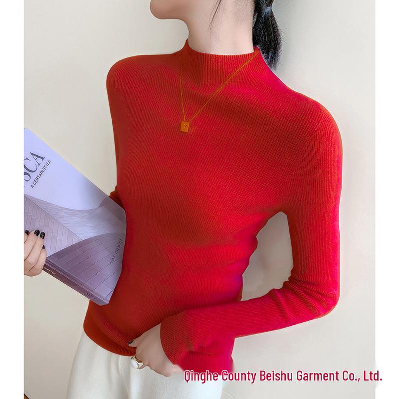 Women's 2024 Slim-Fit Striped Cashmere Sweater - Seamless, Soft & Comfortable Knit Base Layer