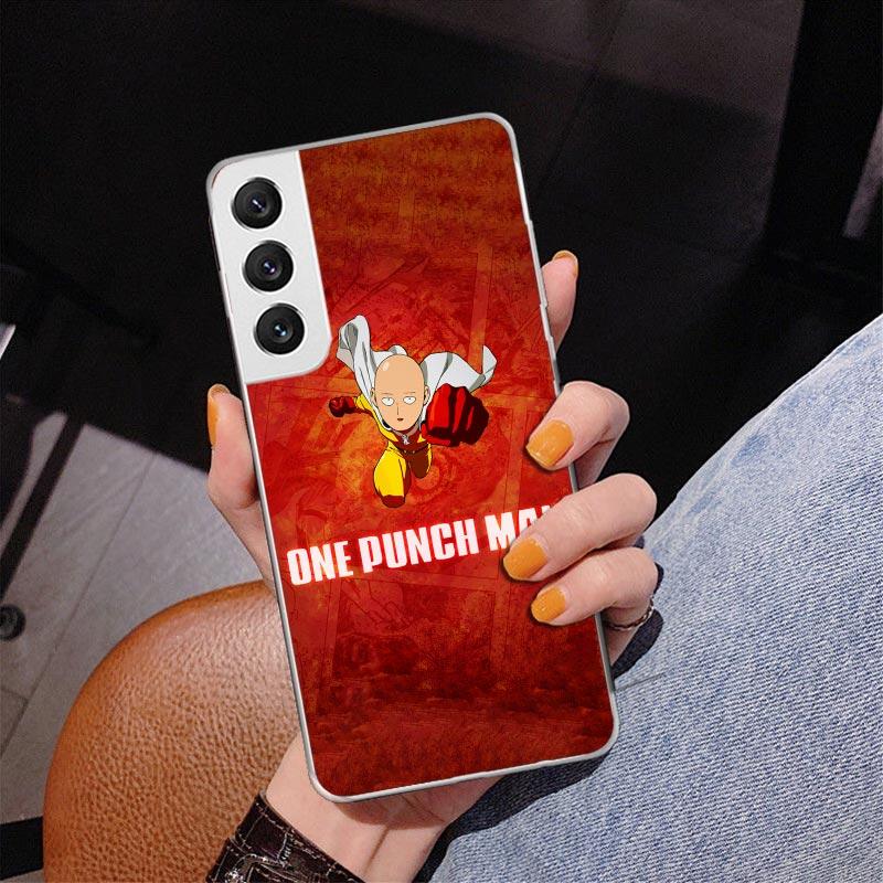 One-Punch Man Anime Phone Case For Samsung Galaxy S24 S25 Edge S26 Ultra S23 S22 S21 Plus S20 FE + Personalized Print Cover Gala