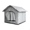 Foldable Cat House Padded Pet Shelter with Curtain Enclosed Small Dog for Kittens, Young Dogs,