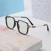 2Pcs   Nearsighted Eyeglasses Women Men Retro Square Student Finished Myopia Glasses Prescription Glasses