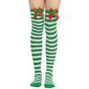Women's Bowknot Christmas Stockings Over-the-Knee Socks