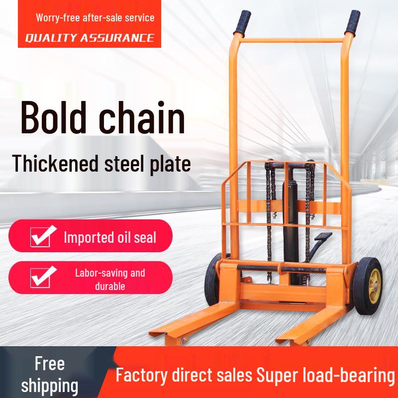 Yuzhe Manual Mini Forklift: Small Hydraulic Pallet Jack Stacker for Households