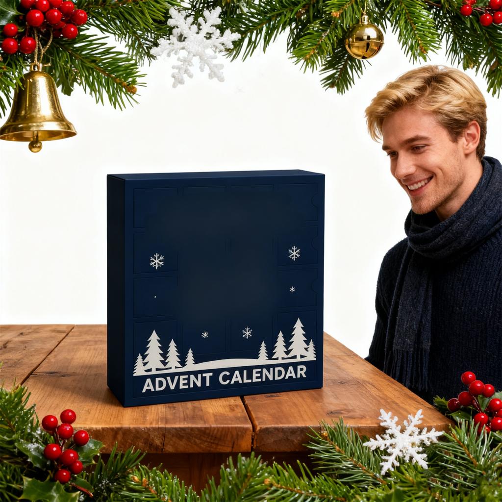 1pc 2D Christmas Gift Arrival Festival Calendar Christmas Tree Decoration Acrylic Pendant