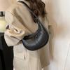Underarm Bag Versatile Simple Casual Shoulder Crescent Bag Small Satchel