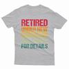 Retired Under New UnisexageUnisext See Wife For Details Funny Unisexs T Shirts P1OrA
