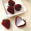 Popular Strawberry Jewelry Boxes Fashion Red Ring Box Strawberry Ring Box  Christmas