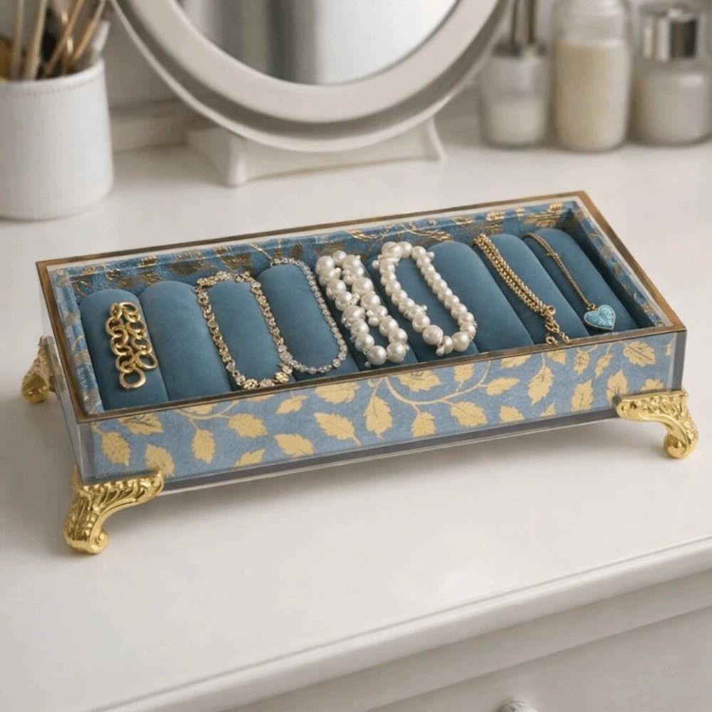 Smooth Trinket Box Durable Jewelry Tray Holder Luxury Jewelry Organizer Holder Craft Show