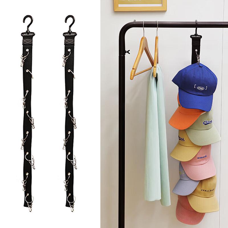 65cm hat storage,can hold 8 baseball caps,suitable for home and closet hat storage,perfect tool for hanging hats in wardrobes