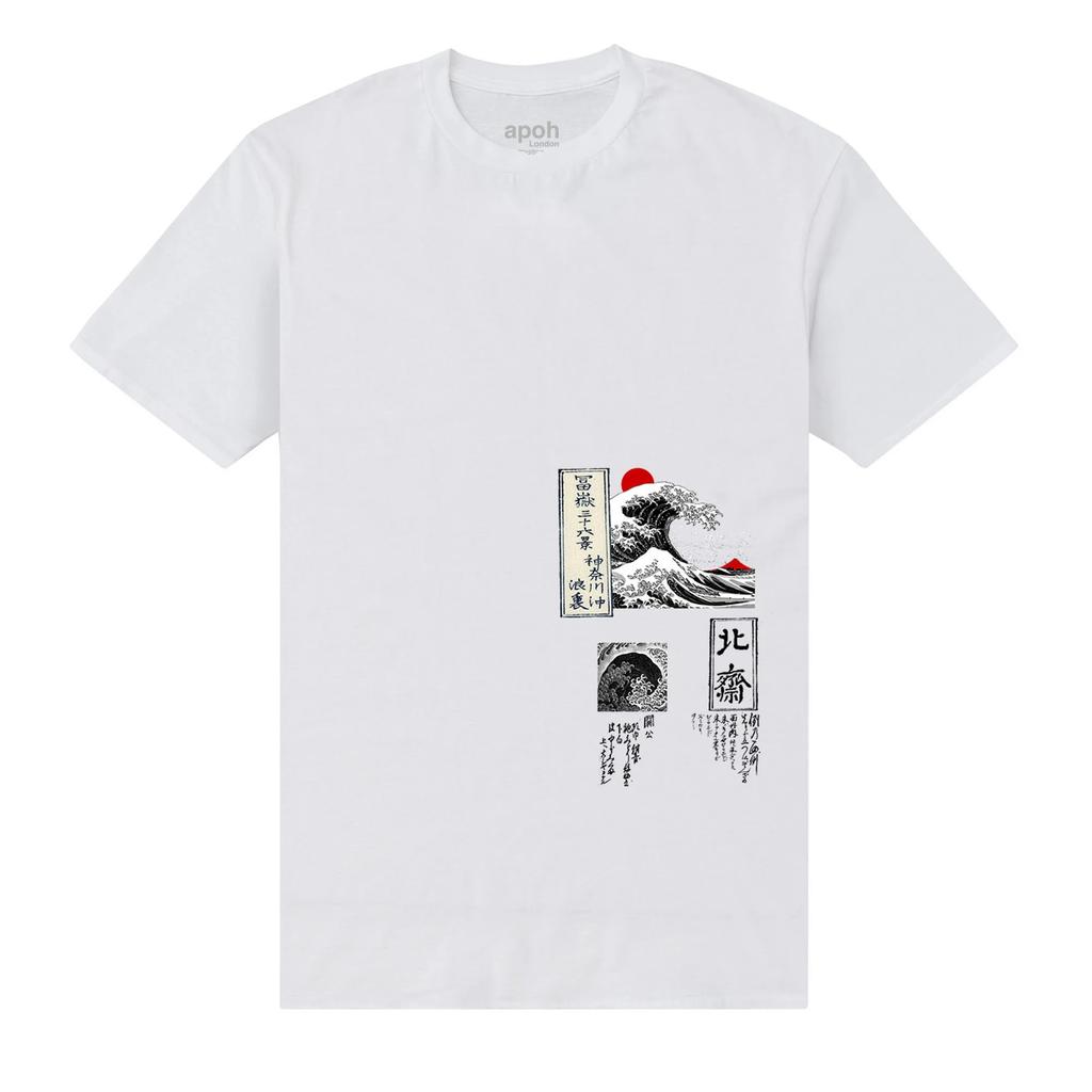 Tričko Apoh Unisex pro dospělé Great Wave Hokusai