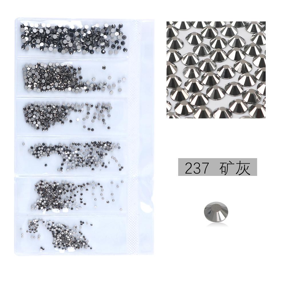 Flat Bottom Rhinestone Nail Drill Diy Nail Mobile Phone Case Sticker Drill, Jewelry Accessories, Bag Size Mixed Nail Drill