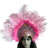 Popular Feathered Hairband Festival Costume Props Headband Samba Headdress Carnivals Party Celebration Props Headpiece