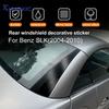 Vnitřní samolepka ve stylu karbonových vláken pro Mercedes-Benz SLK R171 2004-2010 Panel zadního skla