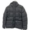 HERNO PI001140U Black Water-Resistant Nylon Down Hoodie Blouson Jacket 48 blackUsed