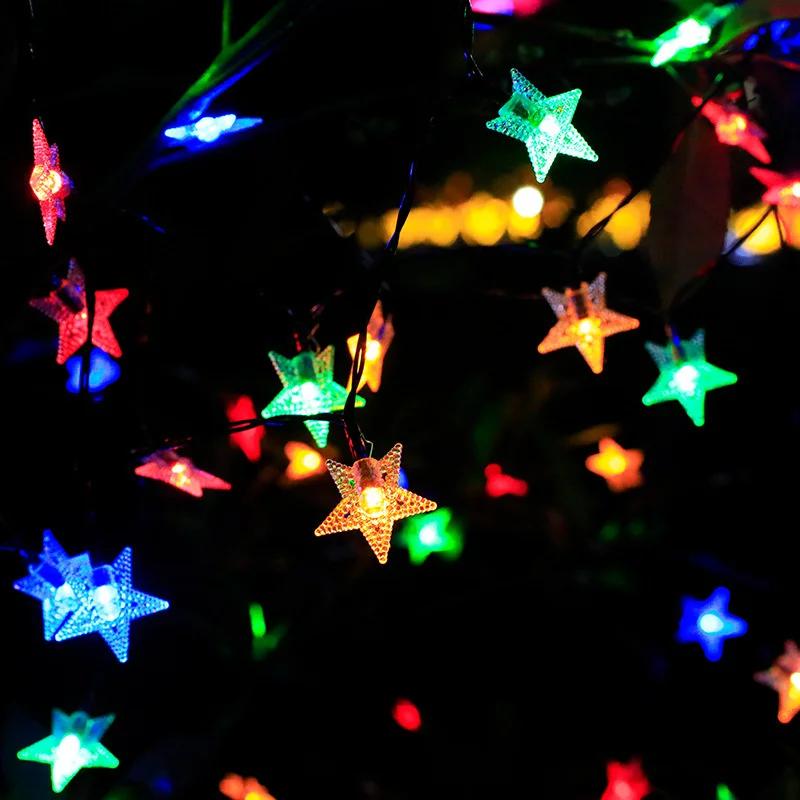 Xiaomi LED Solar Star String Lights Outdoor Waterproof Solar Powered Fairy Lights for Patio Garden Yard Porch Christmas Wedding Decor