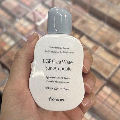 EGF Cica Water Sun Ampule 56 ml SPF50+ PA++++ obnova Vegan, Kbeauty, korejská kosmetika, vzorek