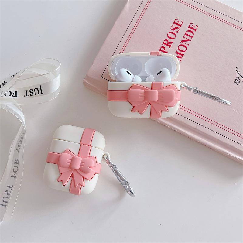 Ins bow gift box for AirPods pro1 protective case creative 1/1 generation apple wireless earphone case female