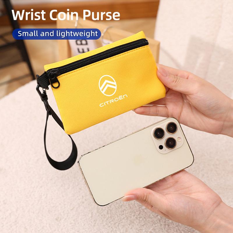 Car Logo ID Credit Bank Card Holder Wallet Small Money Case Wallet Coin Purse Card Bag For Citroen C4 C3 C5 C2 Celysee Berlingo