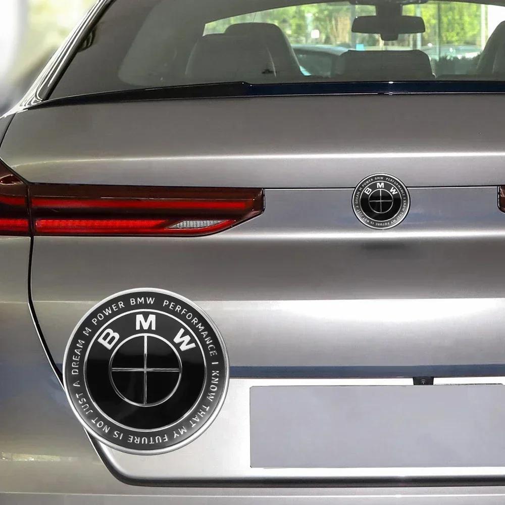 74/82mm Car Hood Front Rear Trunk Emblem Badge Replacement For BMW E36 E46 E53 E90 E60 E61 E93 E87 X1 X3 X5 X7 F30 F20 M F10 E28