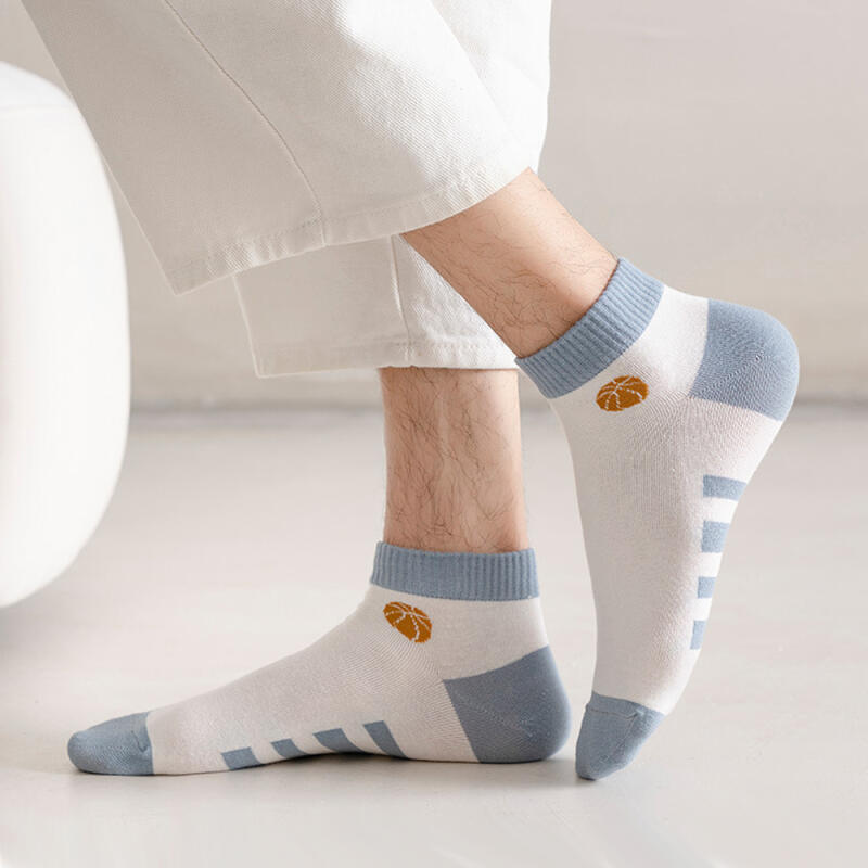 Haruyang Men's Anti-odor Basketball Socks 6-pack Set