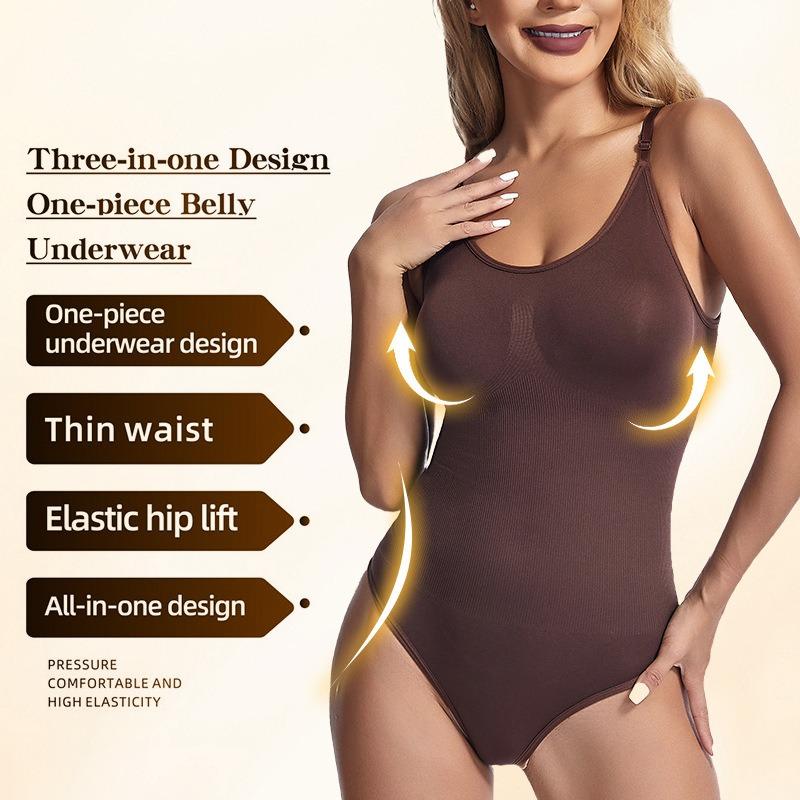 Shapewear Bodysuit Thong Plus Size Butt-Lifting Tummy-Control Women's Corset Strapless Seamless Backless