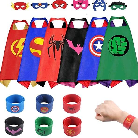 Children & Adults Hero Capes: Captain America, Superman, Iron Man Shawls